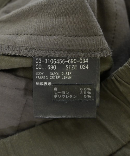 theory luxe（セオリーリュクス）スラックス カーキ サイズ:34(XS位) レディース/2200669714104