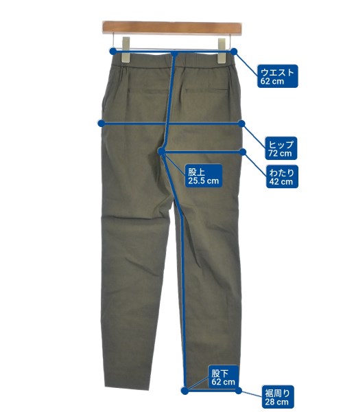 theory luxe（セオリーリュクス）スラックス カーキ サイズ:34(XS位) レディース/2200669714104