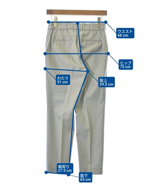 theory luxe（セオリーリュクス）スラックス グレー サイズ:38(M位) レディース/2200667254145