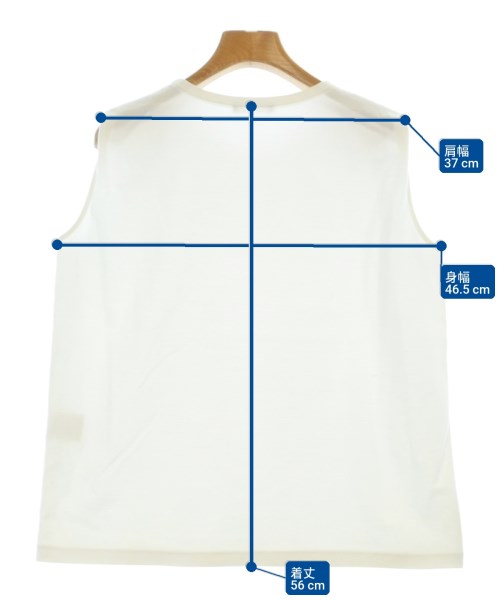 theory luxe（セオリーリュクス）ノースリーブ 白 サイズ:32(S位) レディース/2200667423114