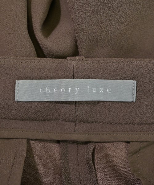 theory luxe（セオリーリュクス）スラックス 茶 サイズ:36(S位) レディース/2200671444105