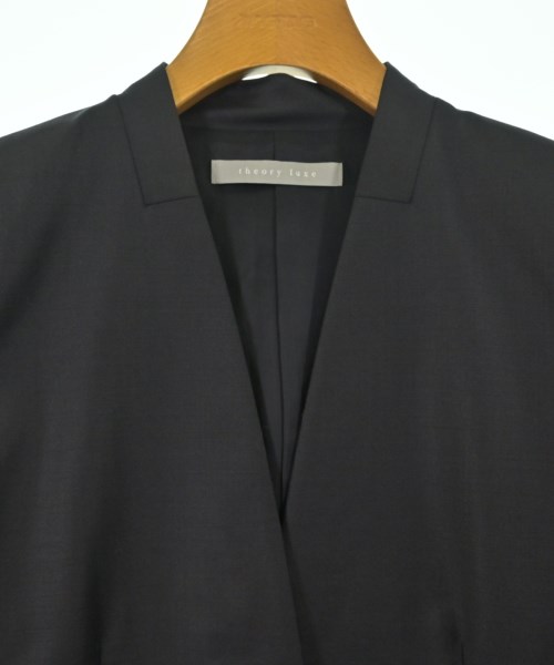 theory luxe（セオリーリュクス）ノーカラージャケット 紺 サイズ:38(M位) レディース/2200671501013