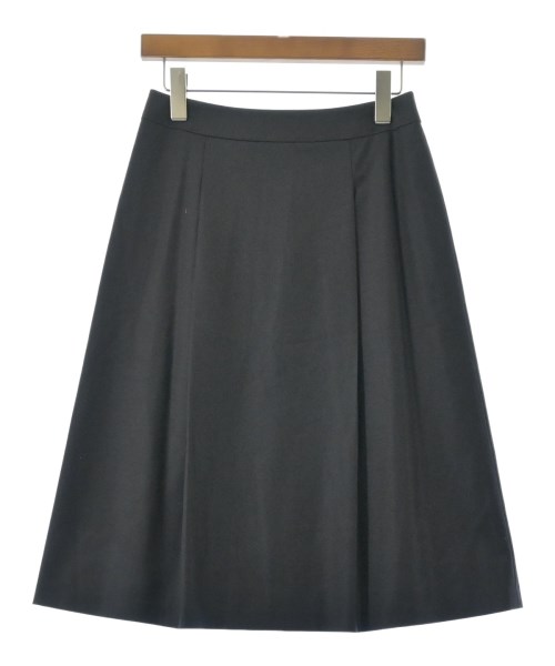 theory luxe(セオリーリュクス)ひざ丈スカート 黒 サイズ:38(M位)/2200671501020