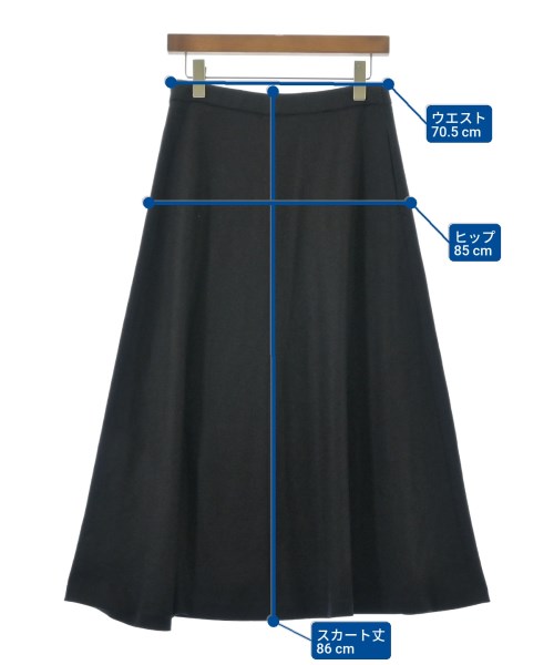 theory luxe（セオリーリュクス）ロング・マキシ丈スカート 黒 サイズ:38(M位) レディース/2200665689017