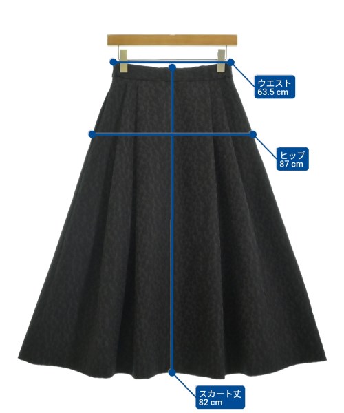 theory luxe（セオリーリュクス）ロング・マキシ丈スカート 黒 サイズ:36(S位) レディース/2200665689031