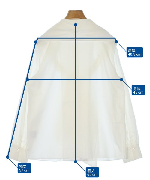 theory luxe（セオリーリュクス）カジュアルシャツ 白 サイズ:38(M位) レディース/2200665689062