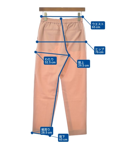 theory luxe（セオリーリュクス）スラックス ピンク サイズ:34(XS位) レディース/2200668123075