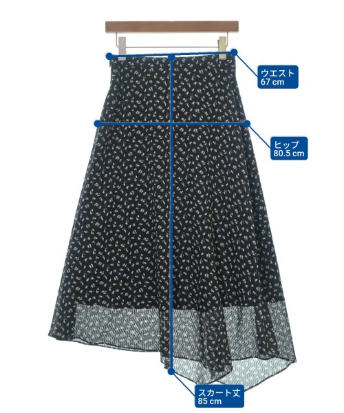 theory luxe（セオリーリュクス）ロング・マキシ丈スカート 黒 サイズ:38(M位) レディース/2200668271066