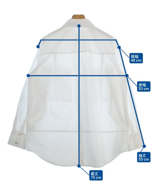 theory luxe（セオリーリュクス）カジュアルシャツ 白 サイズ:38(M位) レディース/2200672224010