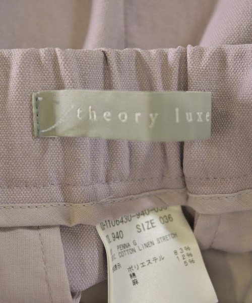 theory luxe（セオリーリュクス）スラックス ピンク サイズ:36(S位) レディース/2200728683020
