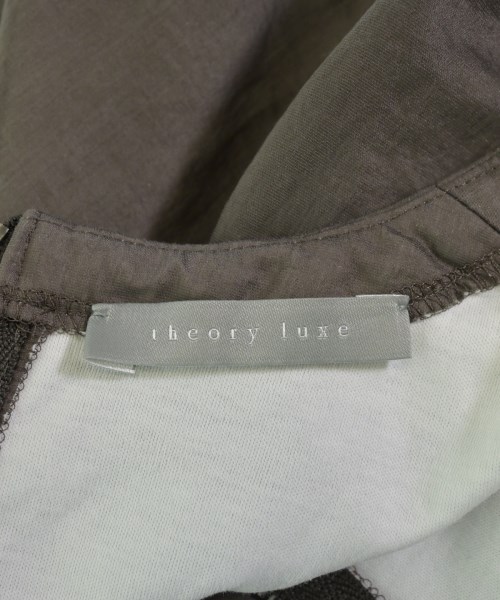 theory luxe（セオリーリュクス）ブラウス 茶 サイズ:38(M位) レディース/2200725308032