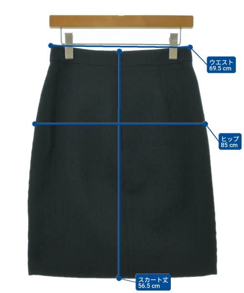 theory luxe（セオリーリュクス）ひざ丈スカート 黒 サイズ:40(M位) レディース/2200731522149
