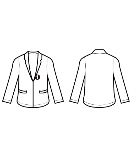 theory luxe（セオリーリュクス）ノーカラージャケット 紺 サイズ:38(M位) レディース/2200727952011