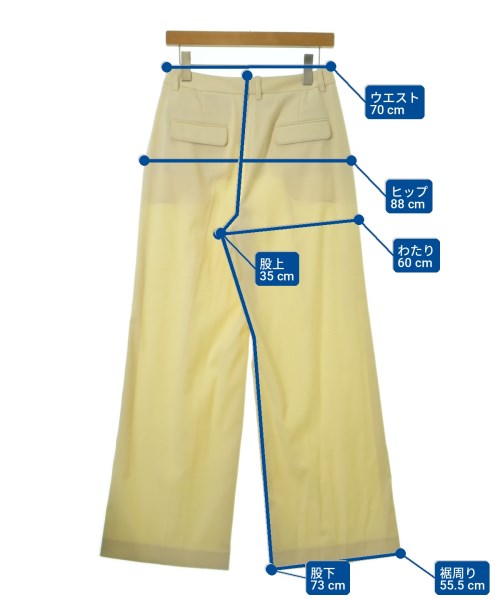 theory luxe（セオリーリュクス）スラックス 黄 サイズ:38(M位) レディース/2200734326041