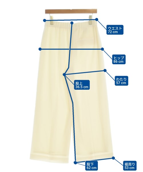 theory luxe（セオリーリュクス）スラックス 白 サイズ:42(L位) レディース/2200735421066