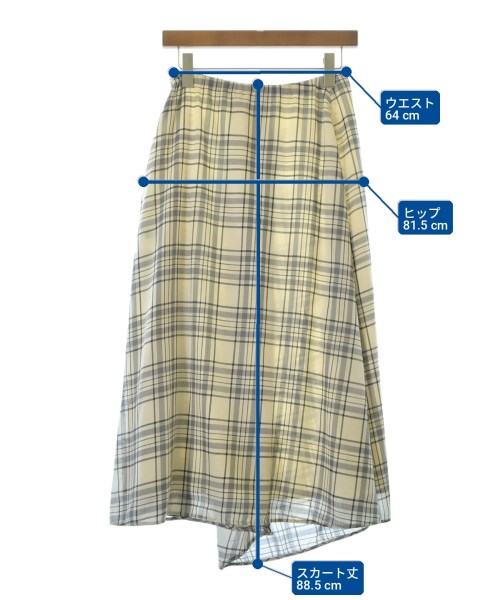 theory luxe（セオリーリュクス）ロング・マキシ丈スカート 白 サイズ:38(M位) レディース/2200734499066