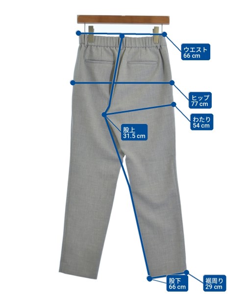 theory luxe（セオリーリュクス）スラックス グレー サイズ:36(S位) レディース/2200737678048