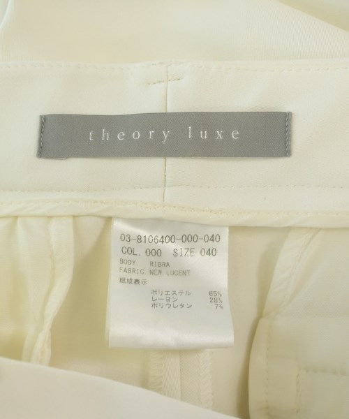theory luxe（セオリーリュクス）スラックス 白 サイズ:40(M位) レディース/2200713391749