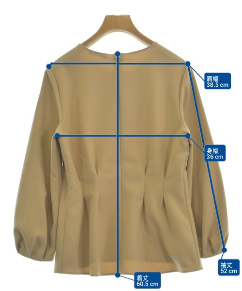 theory luxe（セオリーリュクス）ブラウス ベージュ サイズ:38(M位) レディース/2200713391817