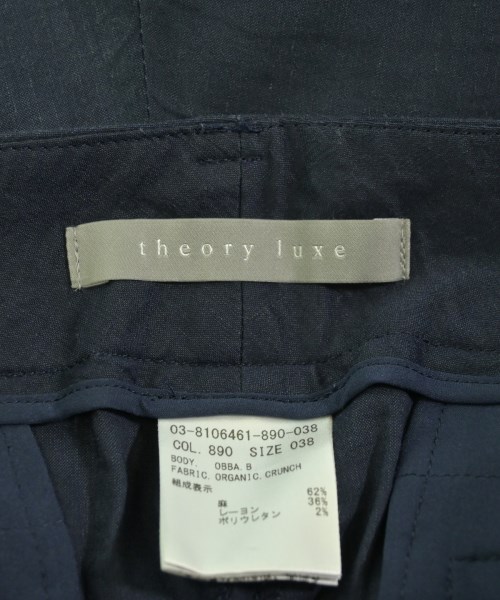 theory luxe（セオリーリュクス）スラックス 紺 サイズ:38(M位) レディース/2200713391824