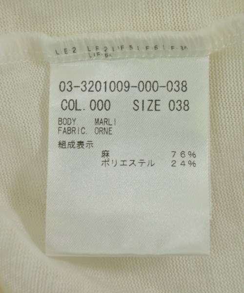 theory luxe（セオリーリュクス）Tシャツ・カットソー 白 サイズ:38(M位) レディース/2200715653012