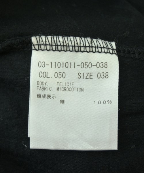 theory luxe（セオリーリュクス）Tシャツ・カットソー 黒 サイズ:38(M位) レディース/2200719176029