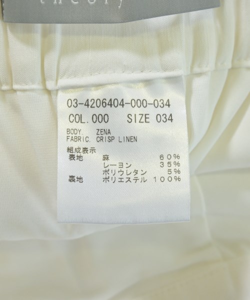 theory luxe（セオリーリュクス）その他 白 サイズ:34(XS位) レディース/2200718378103