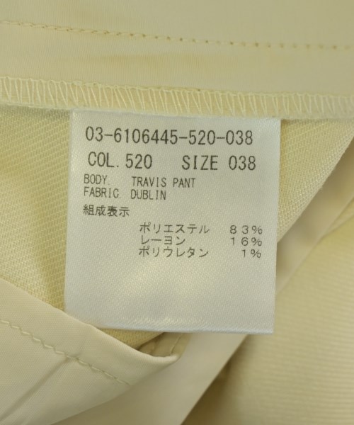 theory luxe（セオリーリュクス）スラックス 白 サイズ:38(M位) レディース/2200714333069