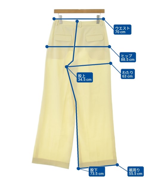 theory luxe（セオリーリュクス）スラックス 白 サイズ:38(M位) レディース/2200714333069