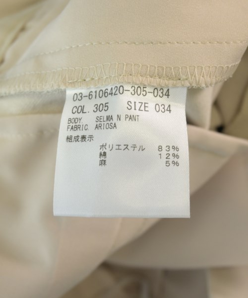 theory luxe（セオリーリュクス）スラックス ベージュ サイズ:34(XS位) レディース/2200724979080