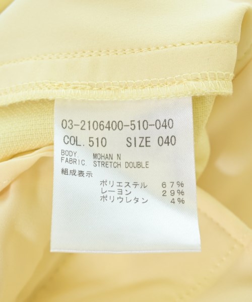 theory luxe（セオリーリュクス）スラックス 黄 サイズ:40(M位) レディース/2200729097024