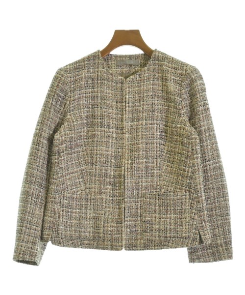 theory luxe(セオリーリュクス)ノーカラージャケット ベージュ サイズ:40(M位)/2200675776028