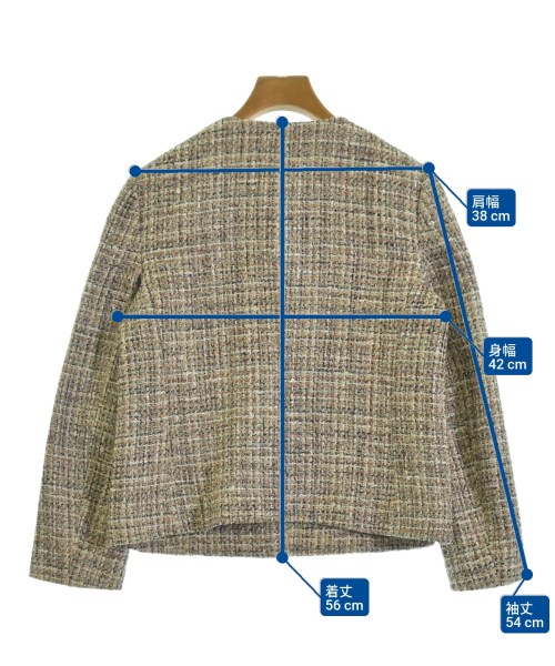 theory luxe（セオリーリュクス）ノーカラージャケット ベージュ サイズ:40(M位) レディース/2200675776028