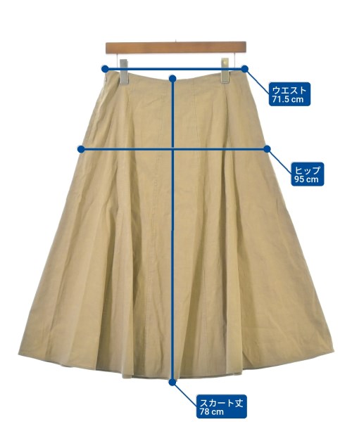 theory luxe（セオリーリュクス）ロング・マキシ丈スカート ベージュ サイズ:40(L位) レディース/2200682953023