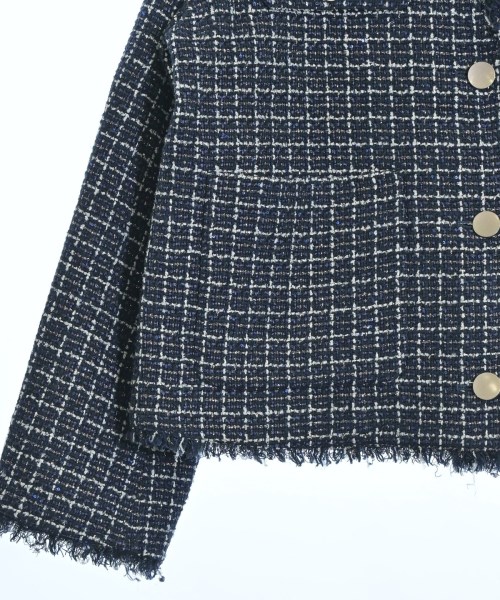 theory luxe（セオリーリュクス）ノーカラージャケット 紺 サイズ:40(M位) レディース/2200686151036