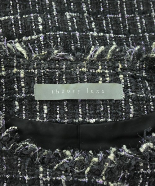 theory luxe（セオリーリュクス）ノーカラージャケット 黒 サイズ:38(M位) レディース/2200686151067