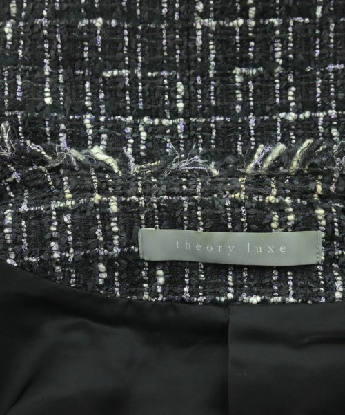 theory luxe（セオリーリュクス）ノーカラージャケット 黒 サイズ:38(M位) レディース/2200686151067