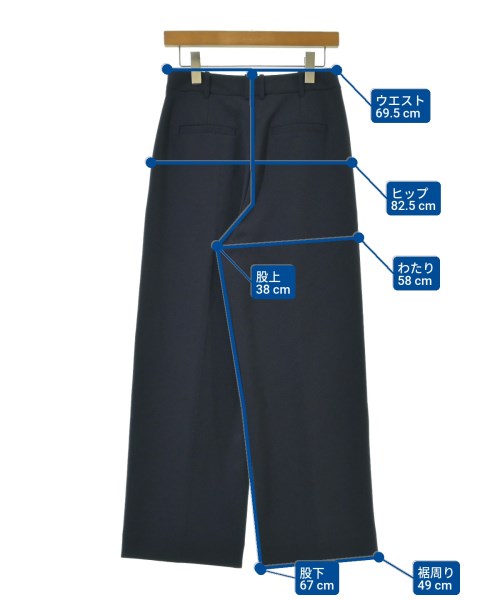 theory luxe（セオリーリュクス）スラックス 紺 サイズ:38(M位) レディース/2200686170020