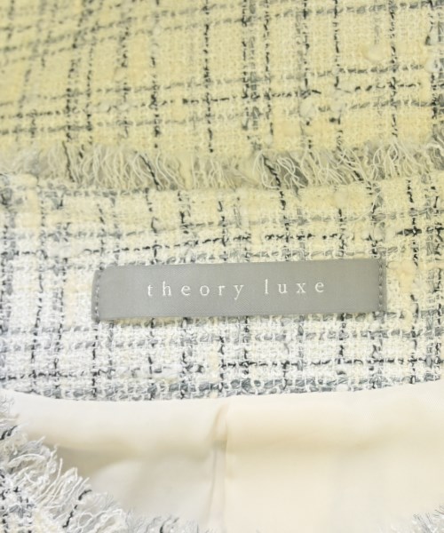 theory luxe（セオリーリュクス）ノーカラージャケット 白 サイズ:38(M位) レディース/2200687205066