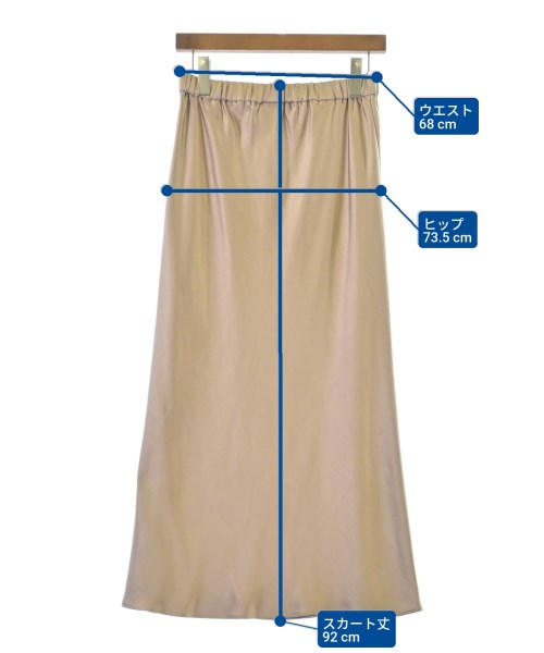 theory luxe（セオリーリュクス）ロング・マキシ丈スカート ピンク サイズ:38(M位) レディース/2200690102062