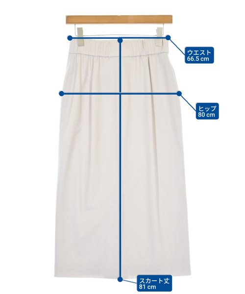 theory luxe（セオリーリュクス）ロング・マキシ丈スカート グレー サイズ:36(S位) レディース/2200686437017