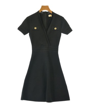 MICHAEL KORS ブラックポロワンピース XS セール】スプリットテープ ポロ ドレス（シャツワンピース