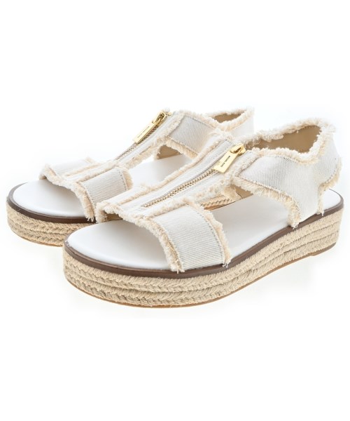 MICHAEL MICHAEL KORS(マイケルマイケルコース)エスパドリーユ 白 サイズ:8(25cm位)/2200694896059