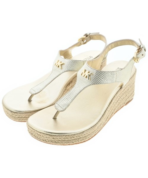 MICHAEL MICHAEL KORS(マイケルマイケルコース)サンダル ゴールド サイズ:UK6(24.5cm位)/2200647744437