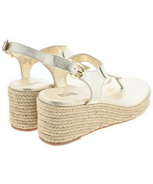 MICHAEL MICHAEL KORS（マイケルマイケルコース）サンダル ゴールド サイズ:UK6(24.5cm位) レディース/2200647744437