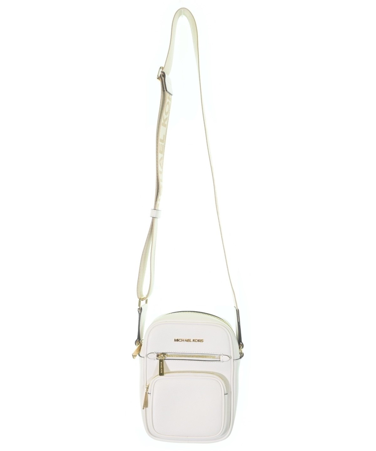 MICHAEL MICHAEL KORS ショルダーバッグ  白 【古着】【中古】【送料無料】 中古・古着通販】MICHAEL KORS (マイケル・コース) ショルダーバッグ