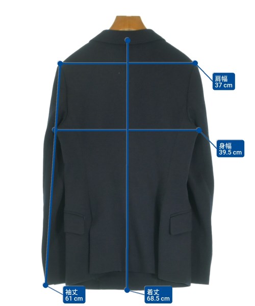 BACCA（バッカ）カジュアルジャケット 紺 サイズ:34(XXS位) レディース/2200643507296