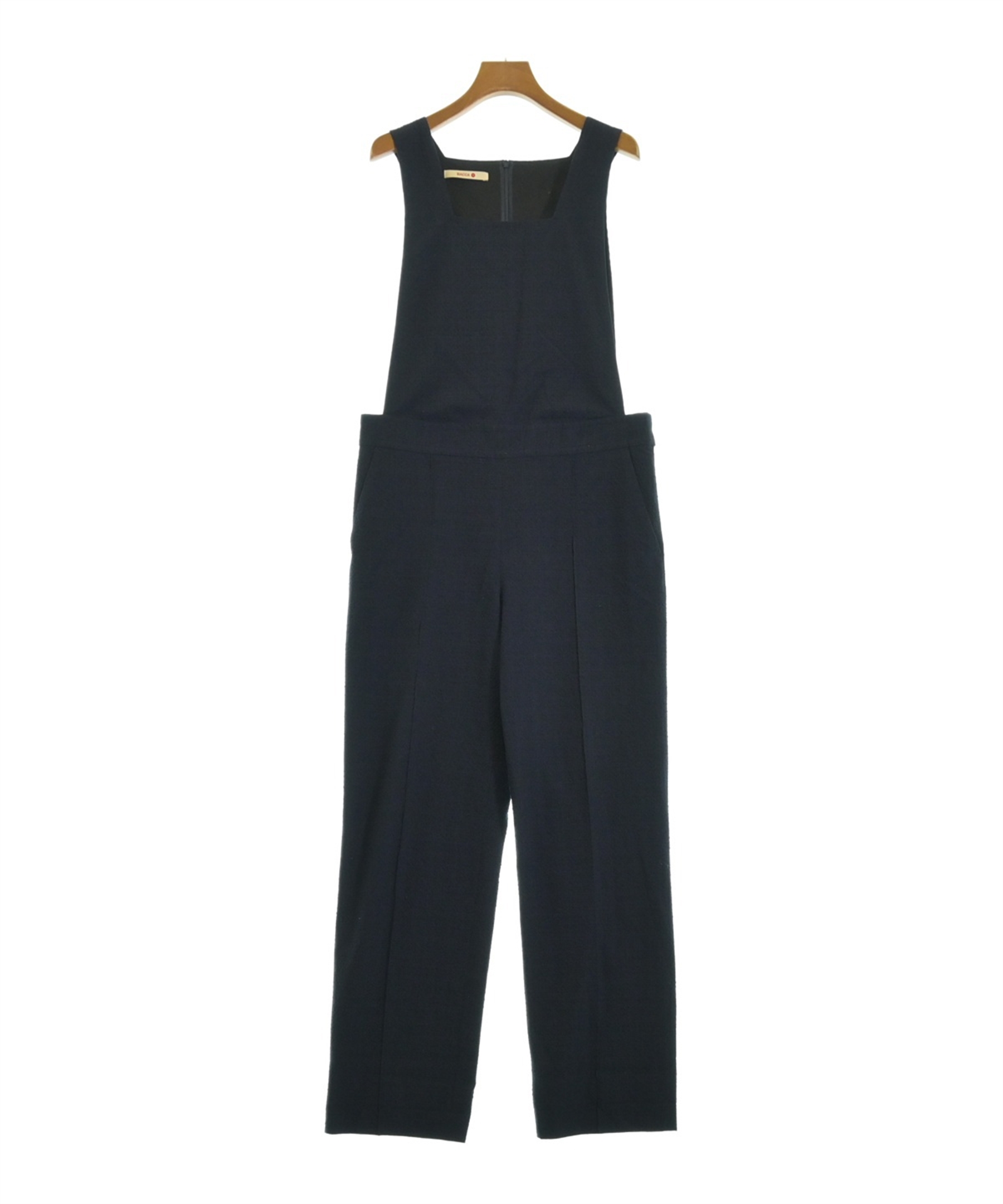 BACCAベロアサロペットネイビー BACCA（バッカ）オールインワン/サロペット 紺 サイズ:36(S位
