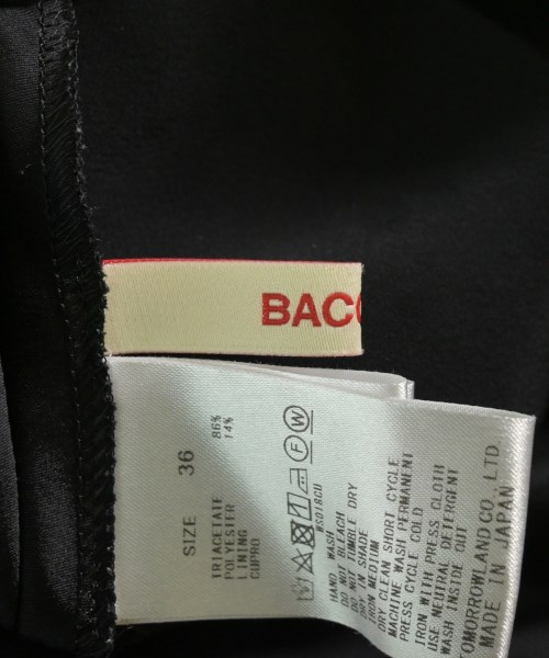 BACCA（バッカ）ワンピース 黒 サイズ:36(S位) レディース/2200628602060