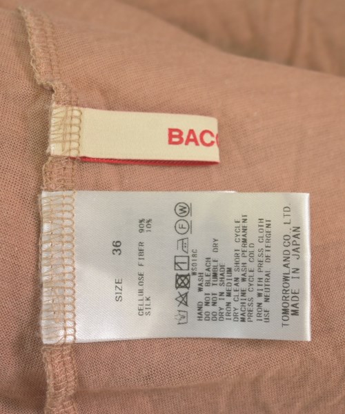 BACCA（バッカ）ワンピース ピンク サイズ:36(S位) レディース/2200609903049